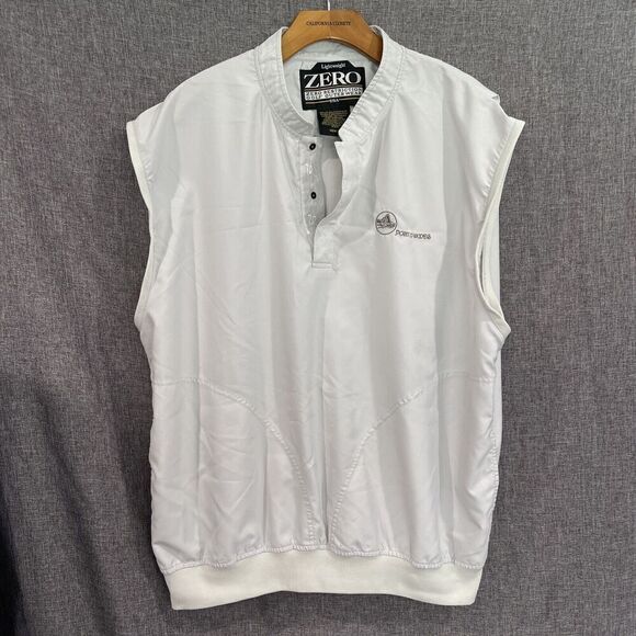 Zero Restriction Golf Outerwear Lightweight Golfing Vest Point O'Woods MI Men M - Picture 1 of 13
